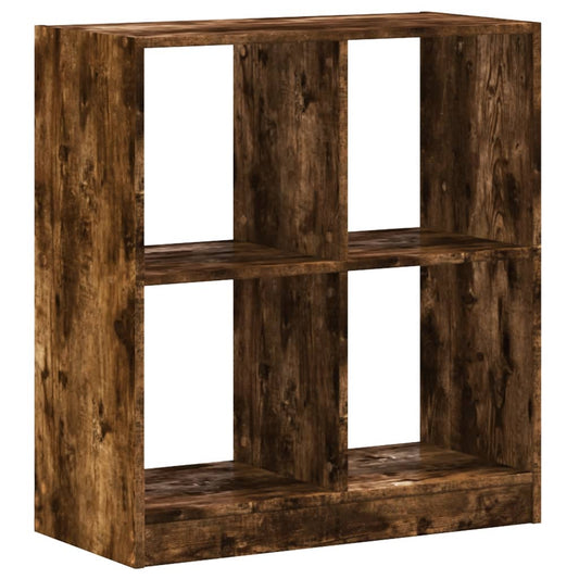 Bookcase Smoked Oak 68.5x32x75 cm Engineered Wood Bookcase Smoked Oak 68.5x32x75 cm Engineered Wood