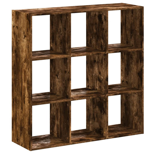 Bookcase Smoked Oak 102x32x102 cm Engineered Wood Bookcase Smoked Oak 102x32x102 cm Engineered Wood