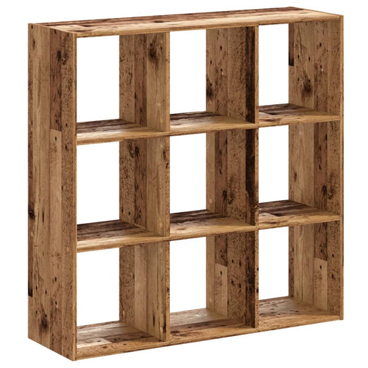 Bookcase Old Wood 102x32x102 cm Engineered Wood Bookcase Old Wood 102x32x102 cm Engineered Wood