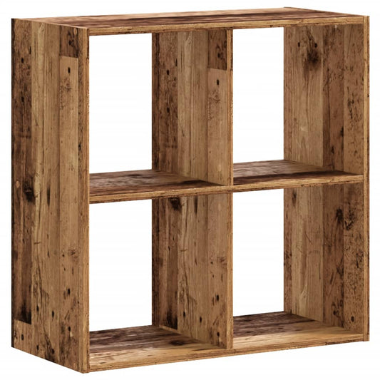 Bookcase Old Wood 68.5x32x68.5 cm Engineered Wood Bookcase Old Wood 68.5x32x68.5 cm Engineered Wood