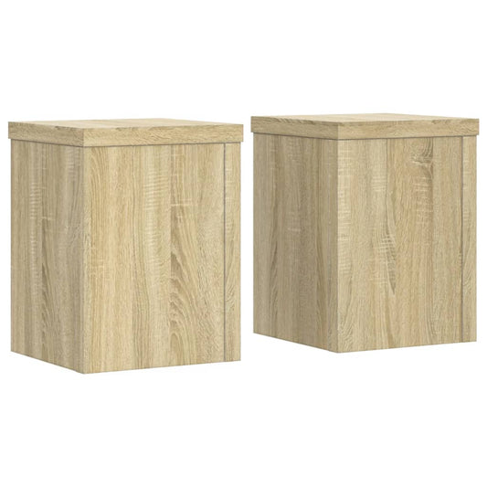 Plant Stands 2 pcs Sonoma Oak 15x15x20 cm Engineered Wood Plant Stands 2 pcs Sonoma Oak 15x15x20 cm Engineered Wood