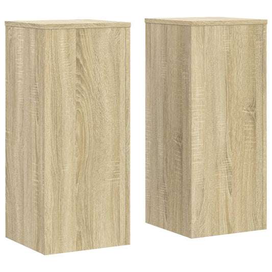Plant Stand 2 pcs Sonoma Oak 30 x 30 x 70 cm Engineered Wood Plant Stand 2 pcs Sonoma Oak 30 x 30 x 70 cm Engineered Wood