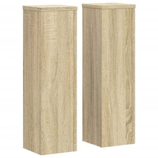 Plant Stand 2pcs Sonoma Oak 17x17x60 cm Engineered Wood Plant Stand 2pcs Sonoma Oak 17x17x60 cm Engineered Wood