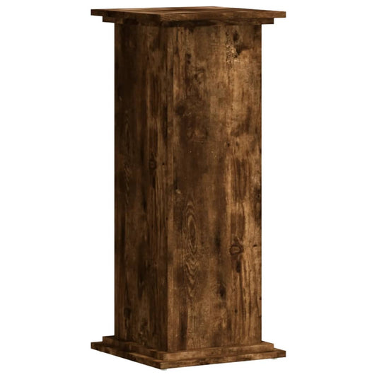 Plant Stand Smoked Oak 33 x 33 x 80 cm Engineered wood Plant Stand Smoked Oak 33 x 33 x 80 cm Engineered wood