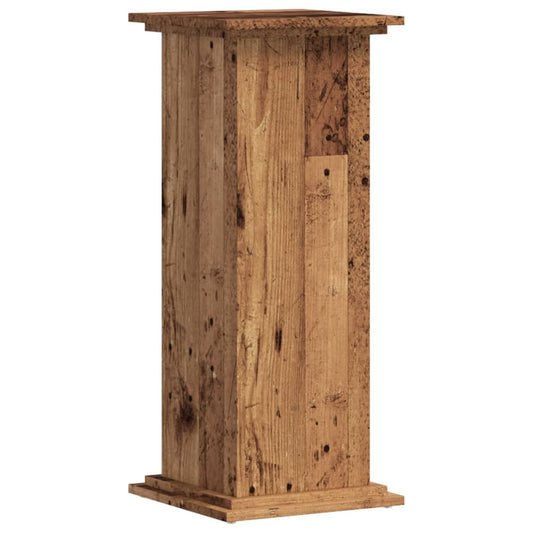 Plant Stand Old Wood 33x33x80 cm Engineered Wood Plant Stand Old Wood 33x33x80 cm Engineered Wood