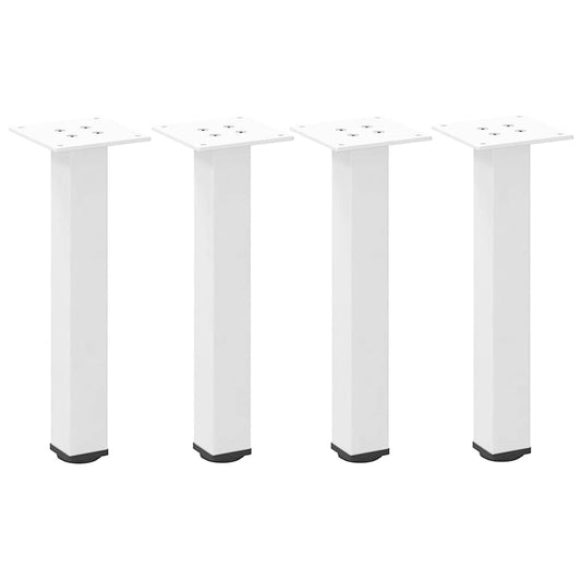 Coffee Table Legs 4 pcs White 30-32 cm Steel Coffee Table Legs 4 pcs White 30-32 cm Steel