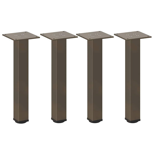 Coffee Table Legs 4 pcs Natural Steel 30-32 cm Steel Coffee Table Legs 4 pcs Natural Steel 30-32 cm Steel