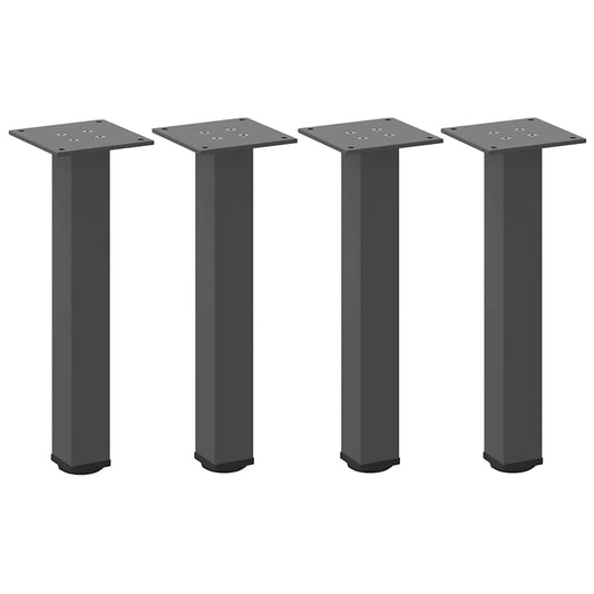 Coffee Table Legs 4 pcs Anthracite 42-44 cm Steel Coffee Table Legs 4 pcs Anthracite 42-44 cm Steel