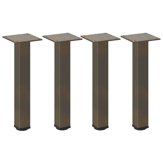 Coffee Table Legs 4 pcs Natural Steel 42-44 cm Steel Coffee Table Legs 4 pcs Natural Steel 42-44 cm Steel