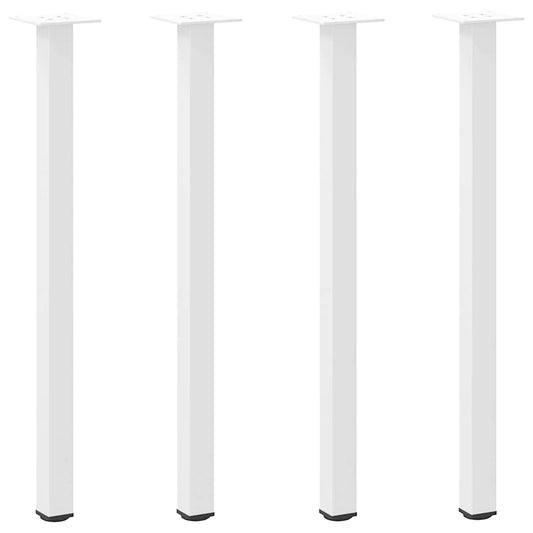 Console Table Legs 4 pcs White 72-74 cm Steel Console Table Legs 4 pcs White 72-74 cm Steel