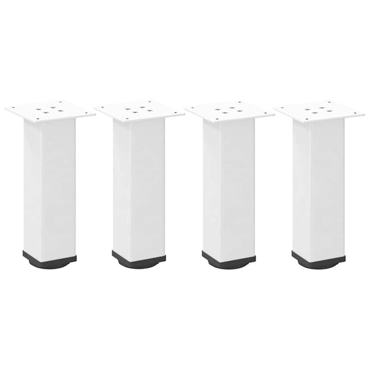 Coffee Table Legs 4 pcs White 42-44 cm Steel Coffee Table Legs 4 pcs White 42-44 cm Steel
