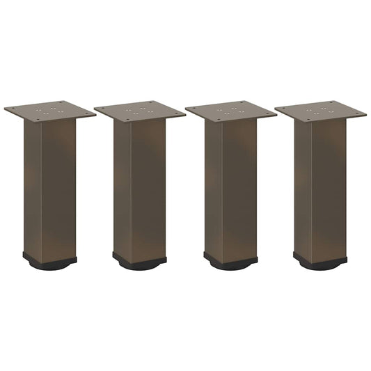 Coffee Table Legs 4 pcs Natural Steel 42-44 cm Steel Coffee Table Legs 4 pcs Natural Steel 42-44 cm Steel