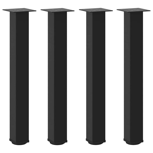 Console Table Legs 4 pcs Black 72-74 cm Steel Console Table Legs 4 pcs Black 72-74 cm Steel
