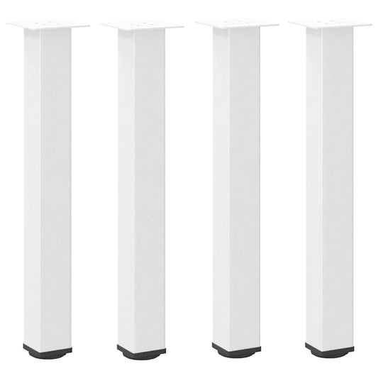 Console Table Legs 4 pcs White 72-74 cm Steel Console Table Legs 4 pcs White 72-74 cm Steel
