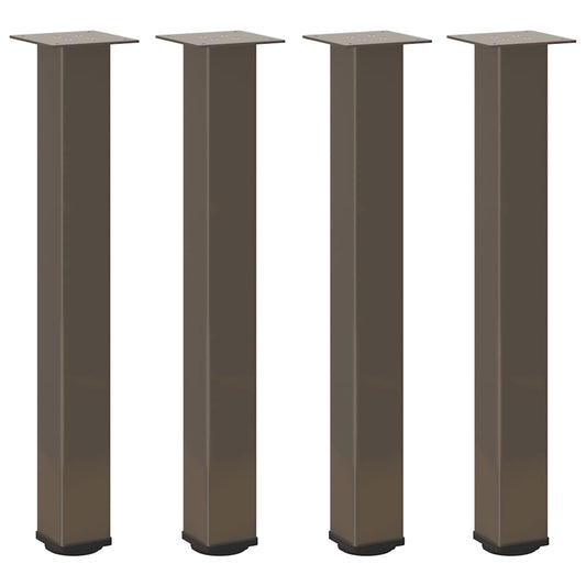 Console Table Legs 4 pcs Natural Steel 72-74 cm Steel Console Table Legs 4 pcs Natural Steel 72-74 cm Steel