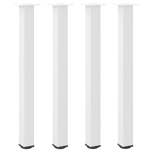 Bar Table Legs 4 pcs White 100-102 cm Steel Bar Table Legs 4 pcs White 100-102 cm Steel