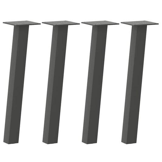 Coffee Table Legs 4 pcs Anthracite 42 cm Steel Coffee Table Legs 4 pcs Anthracite 42 cm Steel