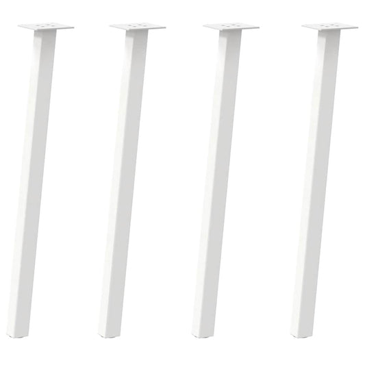 Console Table Legs 4 pcs White 72 cm Steel Console Table Legs 4 pcs White 72 cm Steel