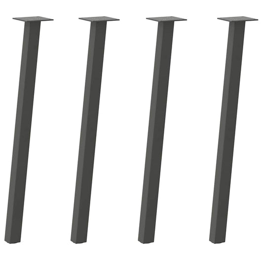 Console Table Legs 4 pcs Anthracite 72 cm Steel Console Table Legs 4 pcs Anthracite 72 cm Steel