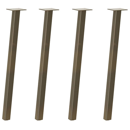 Console Table Legs 4 pcs Natural Steel 72 cm Steel Console Table Legs 4 pcs Natural Steel 72 cm Steel