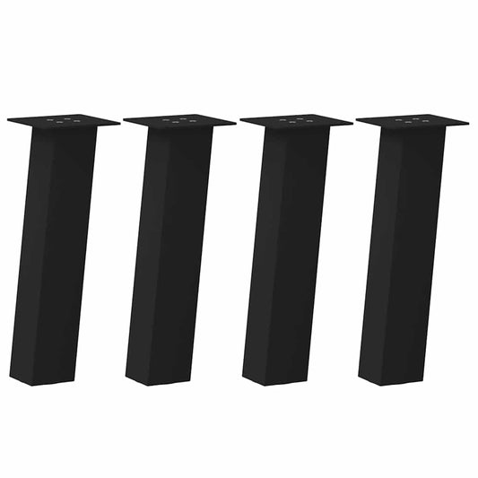 Coffee Table Legs 4 pcs Black 30 cm Steel Coffee Table Legs 4 pcs Black 30 cm Steel