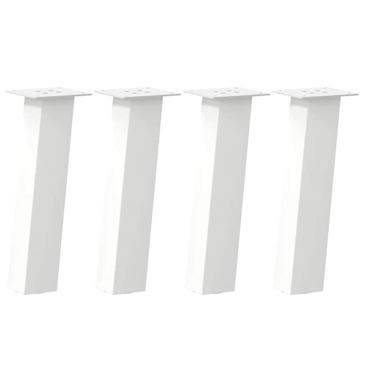 Coffee Table Legs 4 pcs White 30 cm Steel Coffee Table Legs 4 pcs White 30 cm Steel