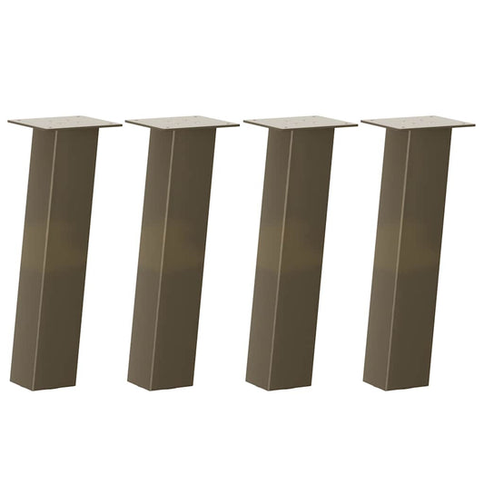 Coffee Table Legs 4 pcs Natural Steel 30 cm Steel Coffee Table Legs 4 pcs Natural Steel 30 cm Steel