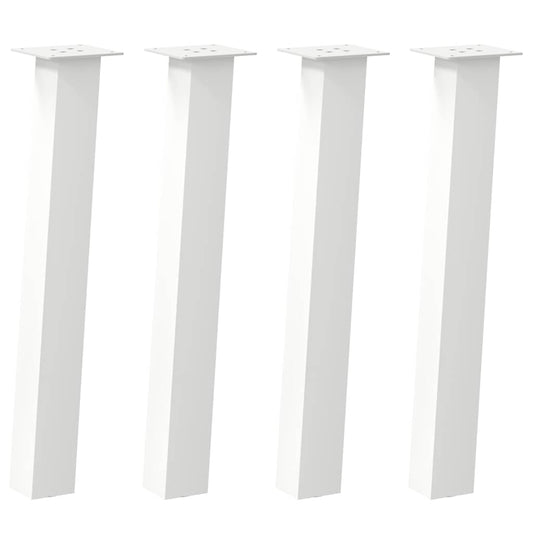 Console Table Legs 4 pcs White 72 cm Steel Console Table Legs 4 pcs White 72 cm Steel