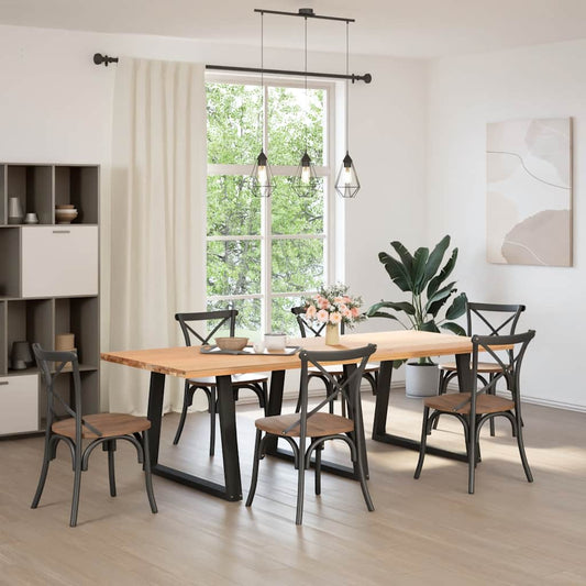 Dining Table Legs V-Shape 3 pcs Black 100x(72-73.3) cm Steel Dining Table Legs V-Shape 3 pcs Black 100x(72-73.3) cm Steel