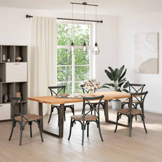 Dining Table Legs V-Shape 2 pcs Anthracite 100x(72-73.3) cm Steel Dining Table Legs V-Shape 2 pcs Anthracite 100x(72-73.3) cm Steel