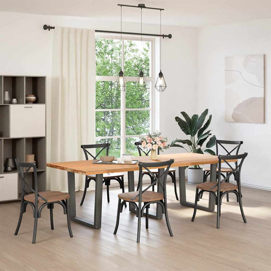 Dining Table Legs V-Shape 3 pcs Anthracite 90x(72-73.3) cm Steel Dining Table Legs V-Shape 3 pcs Anthracite 90x(72-73.3) cm Steel