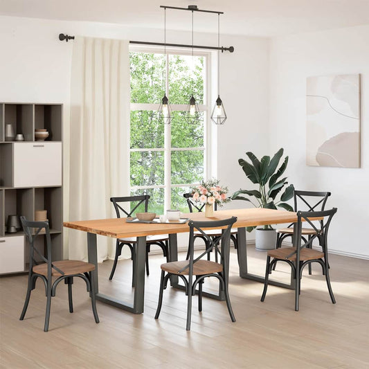 Dining Table Legs V-Shape 3 pcs Anthracite 100x(72-73.3) cm Steel Dining Table Legs V-Shape 3 pcs Anthracite 100x(72-73.3) cm Steel