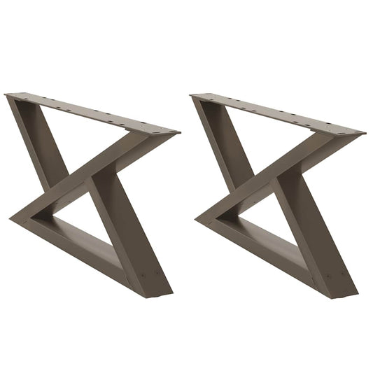 Coffee Table Legs 2 pcs Natural Steel 70x(30-31.3) cm Steel Coffee Table Legs 2 pcs Natural Steel 70x(30-31.3) cm Steel