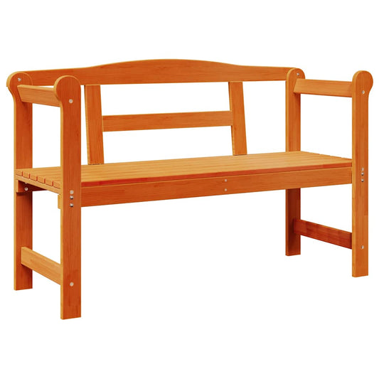Outdoor Bench Brown 119 x 44 x 76 cm Solid Pine Wood Outdoor Bench Brown 119 x 44 x 76 cm Solid Pine Wood