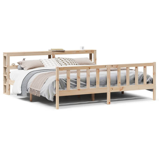Bed Frame without Mattress 180x200 cm Super King Solid Wood Pine Bed Frame without Mattress 180x200 cm Super King Solid Wood Pine