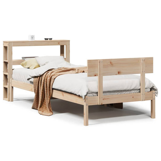 Bed Frame without Mattress 90x200 cm Solid Wood Pine Bed Frame without Mattress 90x200 cm Solid Wood Pine
