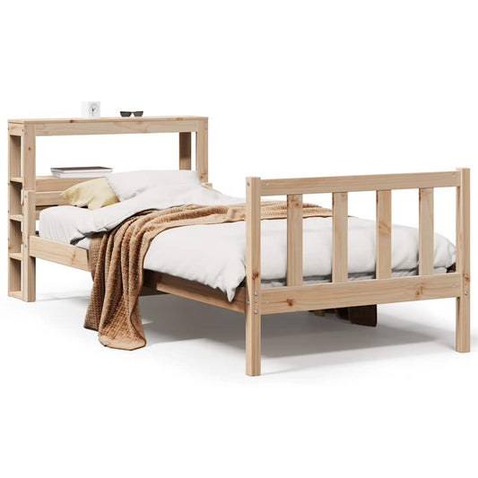 Bed Frame without Mattress 90x190 cm Single Solid Wood Pine Bed Frame without Mattress 90x190 cm Single Solid Wood Pine