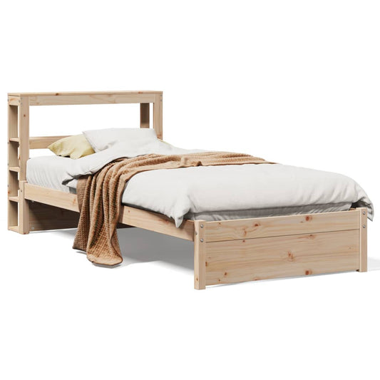 Bed Frame with Headboard without Mattress 75x190 cm Small Single Bed Frame with Headboard without Mattress 75x190 cm Small Single