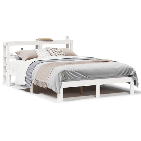 Bed Frame with Headboard without Mattress White 120x190 cm Small Double Bed Frame with Headboard without Mattress White 120x190 cm Small Double