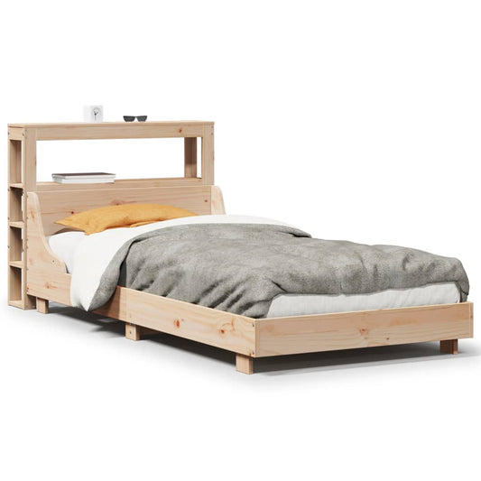 Bed Frame without Mattress 90x190 cm Single Solid Wood Pine Bed Frame without Mattress 90x190 cm Single Solid Wood Pine