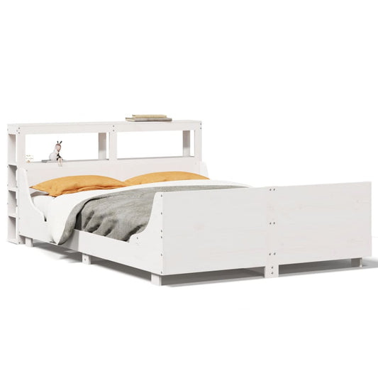 Bed Frame without Mattress White 120x190 cm Small Double Solid Wood Pine Bed Frame without Mattress White 120x190 cm Small Double Solid Wood Pine