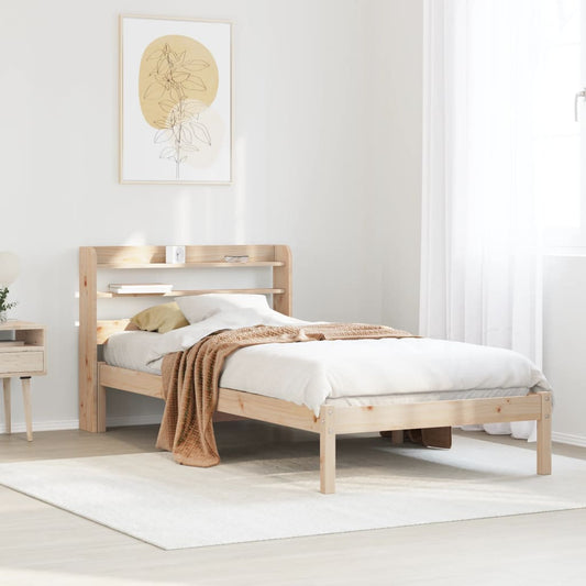 Bed Frame without Mattress 75x190 cm Small Single Solid Wood Pine Bed Frame without Mattress 75x190 cm Small Single Solid Wood Pine