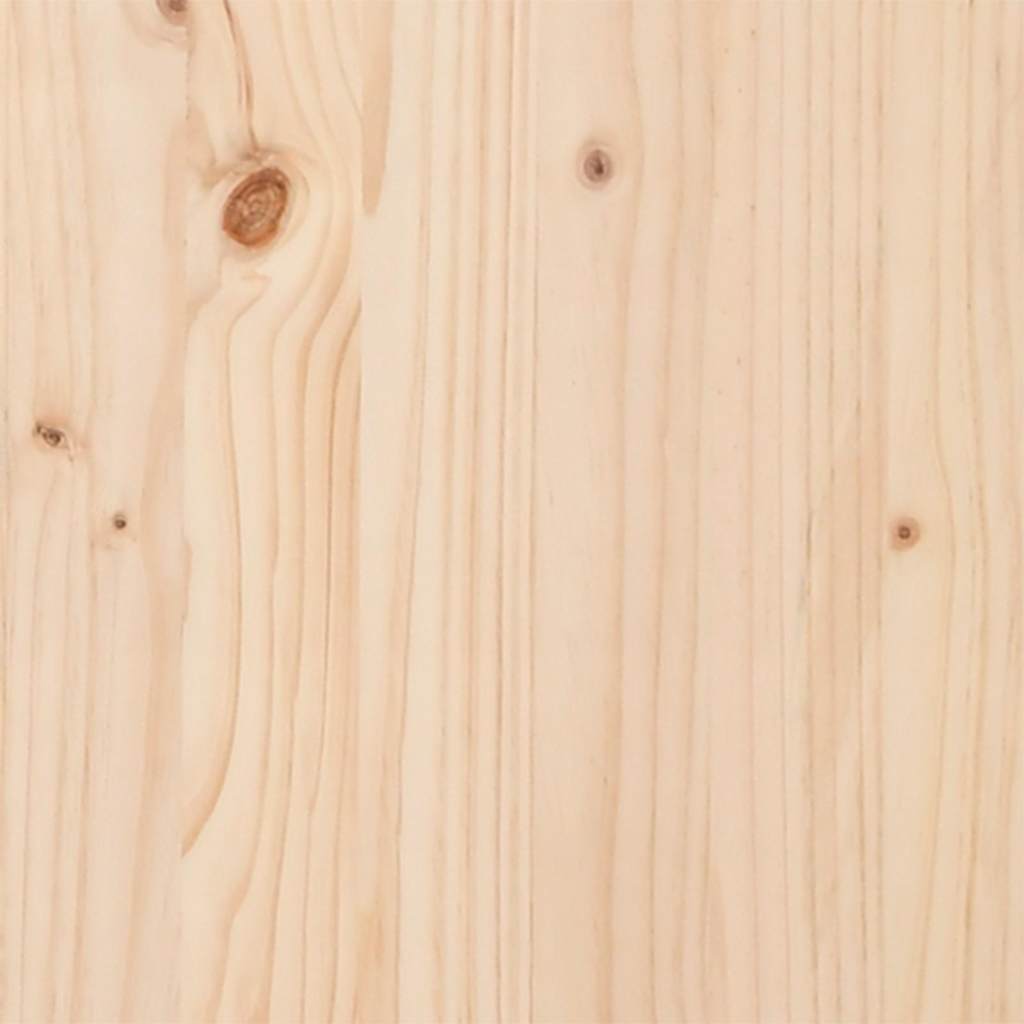 Bed Frame without Mattress 75x190 cm Solid Wood Pine