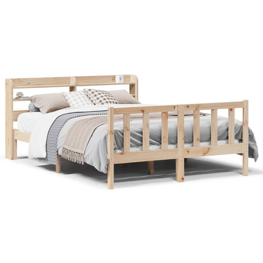 Bed Frame without Mattress 120x190 cm Small Double Solid Wood Pine Bed Frame without Mattress 120x190 cm Small Double Solid Wood Pine
