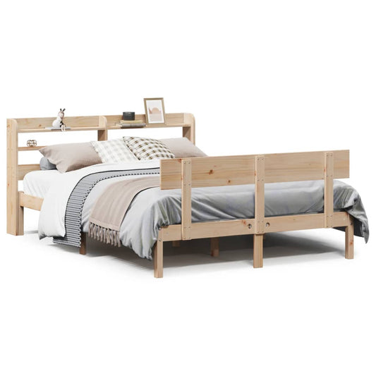 Bed Frame without Mattress 150x200 cm King Size Solid Wood Pine Bed Frame without Mattress 150x200 cm King Size Solid Wood Pine