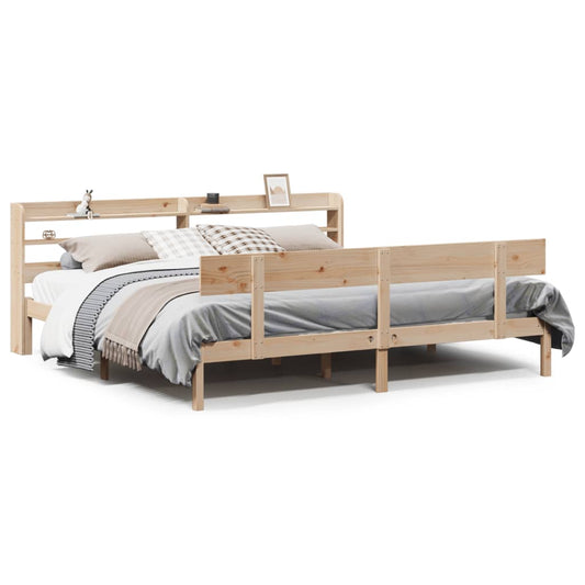 Bed Frame without Mattress 180x200 cm Super King Solid Wood Pine Bed Frame without Mattress 180x200 cm Super King Solid Wood Pine