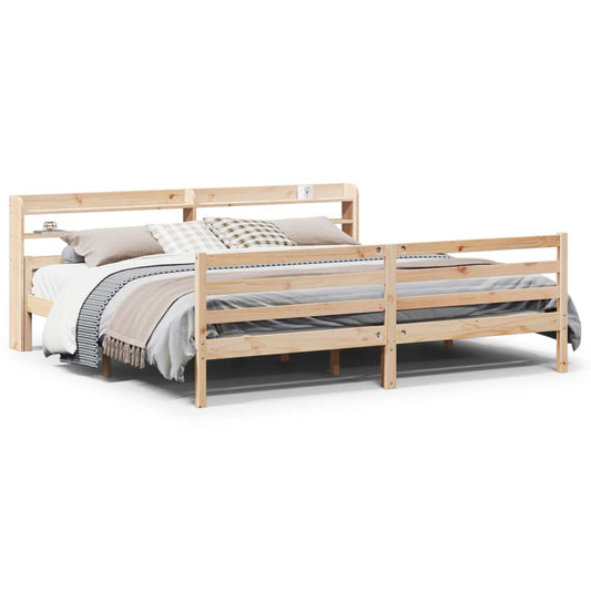 Bed Frame with Headboard without Mattress 200x200 cm Bed Frame with Headboard without Mattress 200x200 cm