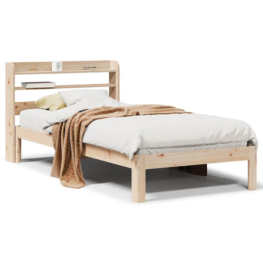 Bed Frame with Headboard without Mattress 90x200 cm Bed Frame with Headboard without Mattress 90x200 cm
