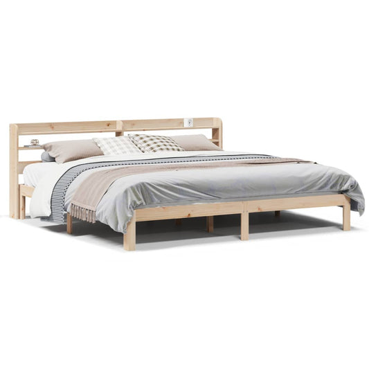 Bed Frame with Headboard without Mattress 180x200 cm Super King Bed Frame with Headboard without Mattress 180x200 cm Super King