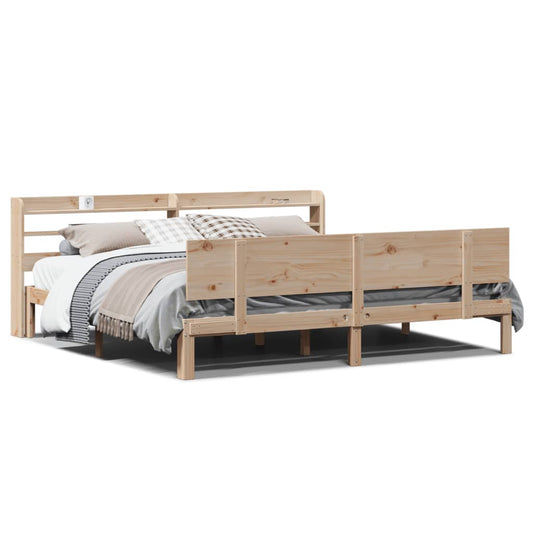 Bed Frame with Headboard without Mattress 200x200 cm Bed Frame with Headboard without Mattress 200x200 cm